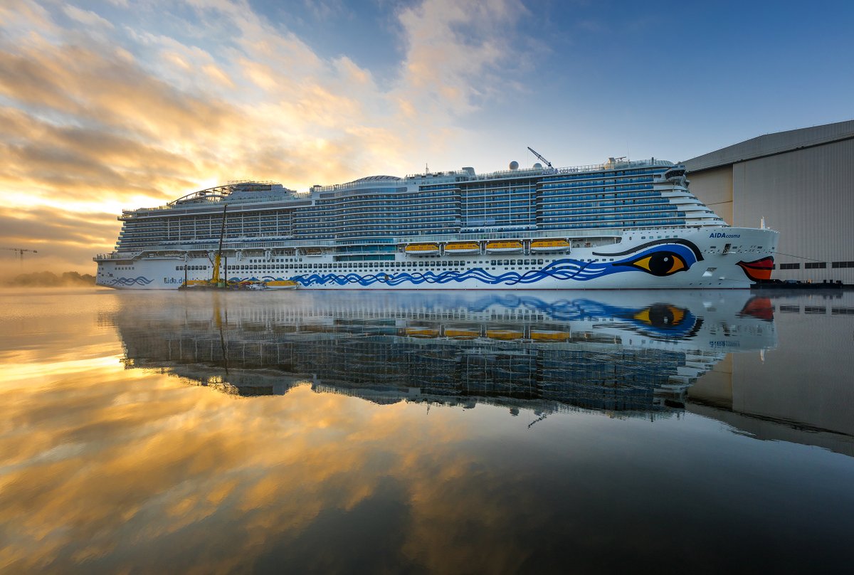 MEYER WERFT (@meyerwerft) on Twitter photo With the handover of the #AIDAcosma to AIDA Cruises, we successfully delivered the second cruise ship in 2021. meyerwerft.de/en/press/press…
#meyerwerft #schiffbau #shipbuilding #madeingermany #papenburg #aidacruises #beapioneer #wearehiring With the handover of the #AIDAcosma to AIDA Cruises, we successfully delivered the second cruise ship in 2021. meyerwerft.de/en/press/press…
#meyerwerft #schiffbau #shipbuilding #madeingermany #papenburg #aidacruises #beapioneer #wearehiring