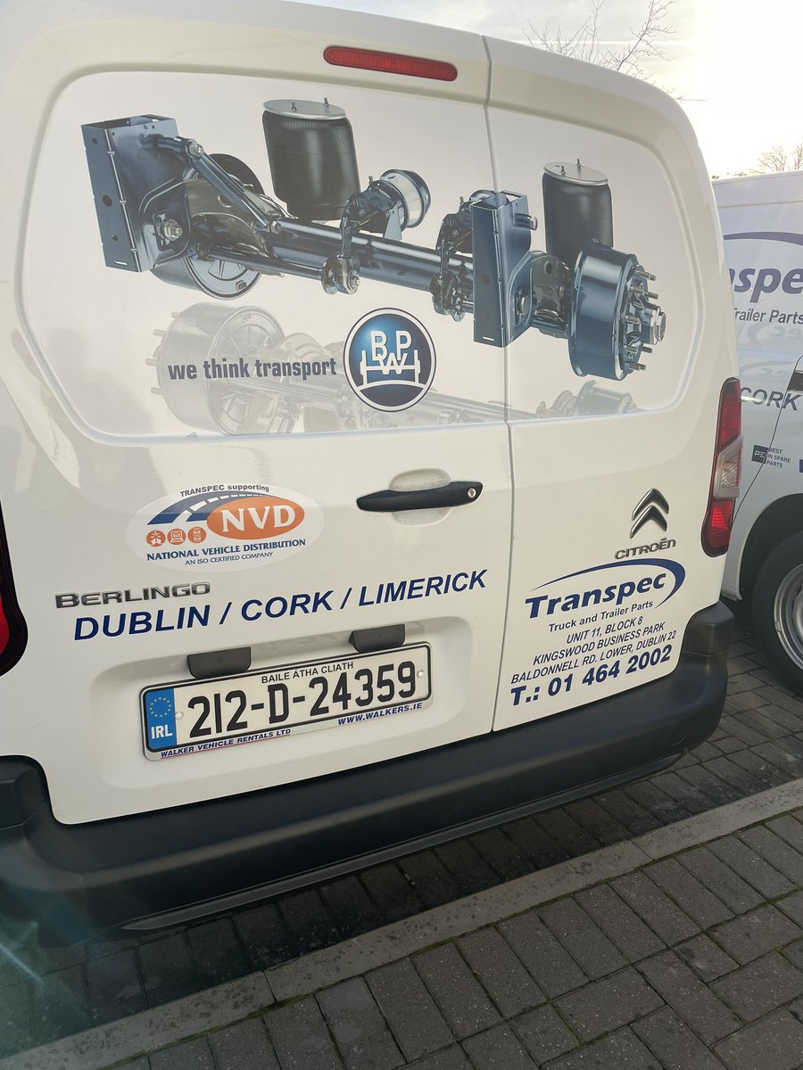 These 4 new vans joined our fleet today. Decals all applied today and all now ready for road.