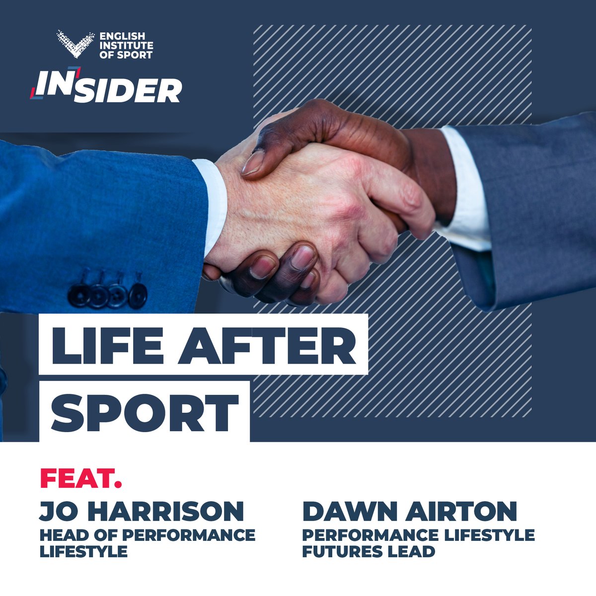 UKSportsInst's tweet photo. 🎧 New podcast! 🎧

The latest EIS Insider sees Olympic medallist Goldie Sayers explore Life After Sport with Jo Harrison and Dawn Airton, while we also hear from Dean Cooper of @Next_step_ready 🙌

Listen here 👉 https://t.co/8n8ZAyXOu9 https://t.co/3LeBI7Czyj
