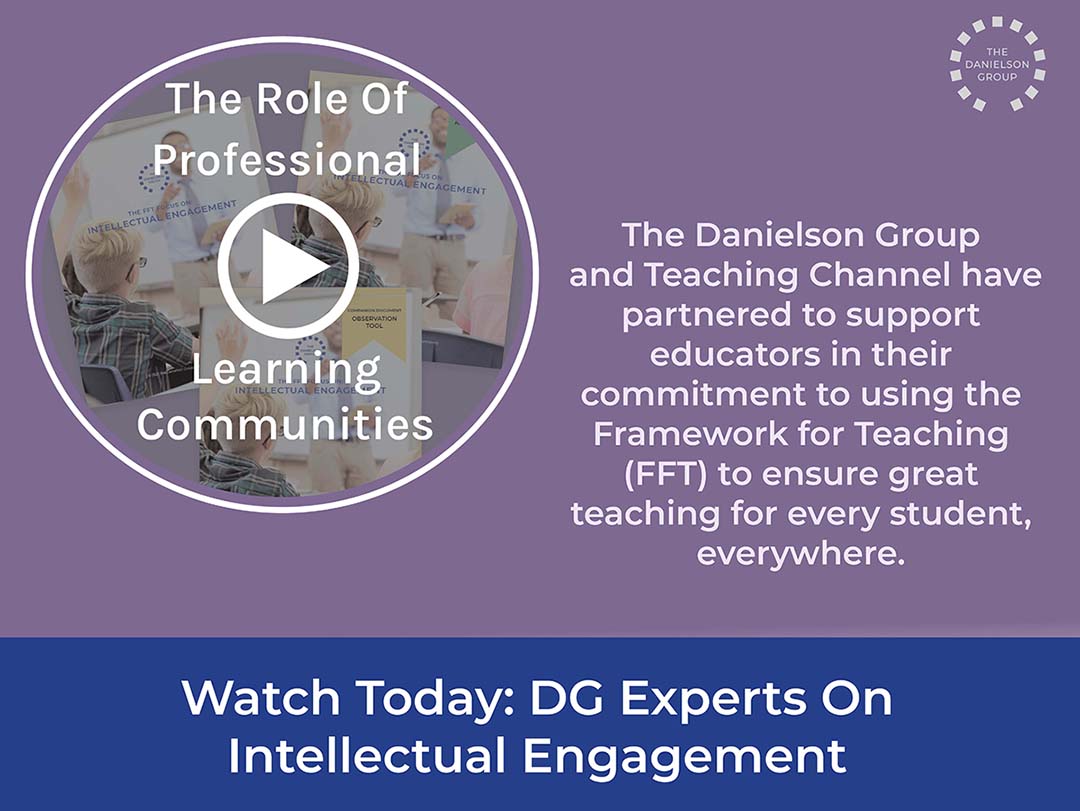 danielson_group's tweet photo. Over the course of 3 webinars, we explored the latest on intellectual engagement with @TeachingChannel  Don’t worry if you didn’t make it: all recordings are now available @ https://t.co/RrPKDEtFQu
#FrameworkForTeaching #PDwithDG #TheDanielsonGroup #GreatTeaching #TeachingChannel https://t.co/wB7kaySKmI