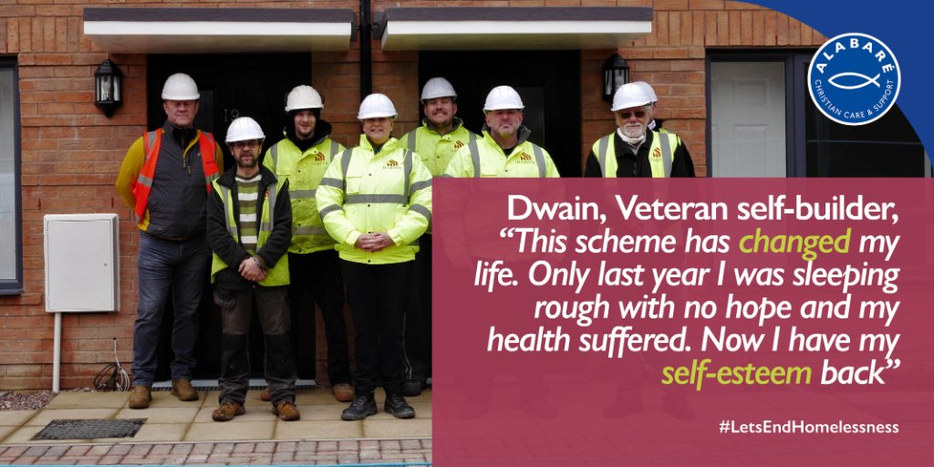AlabareUK's tweet photo. Previously homeless veterans and their families benefit from a new self-build scheme in #Plymouth which sees us working alongside LiveWest and Plymouth City Council. Opportunities still available so plz #getwordout  https://t.co/xs1M5el4A7 https://t.co/nGfG4ZqTdY