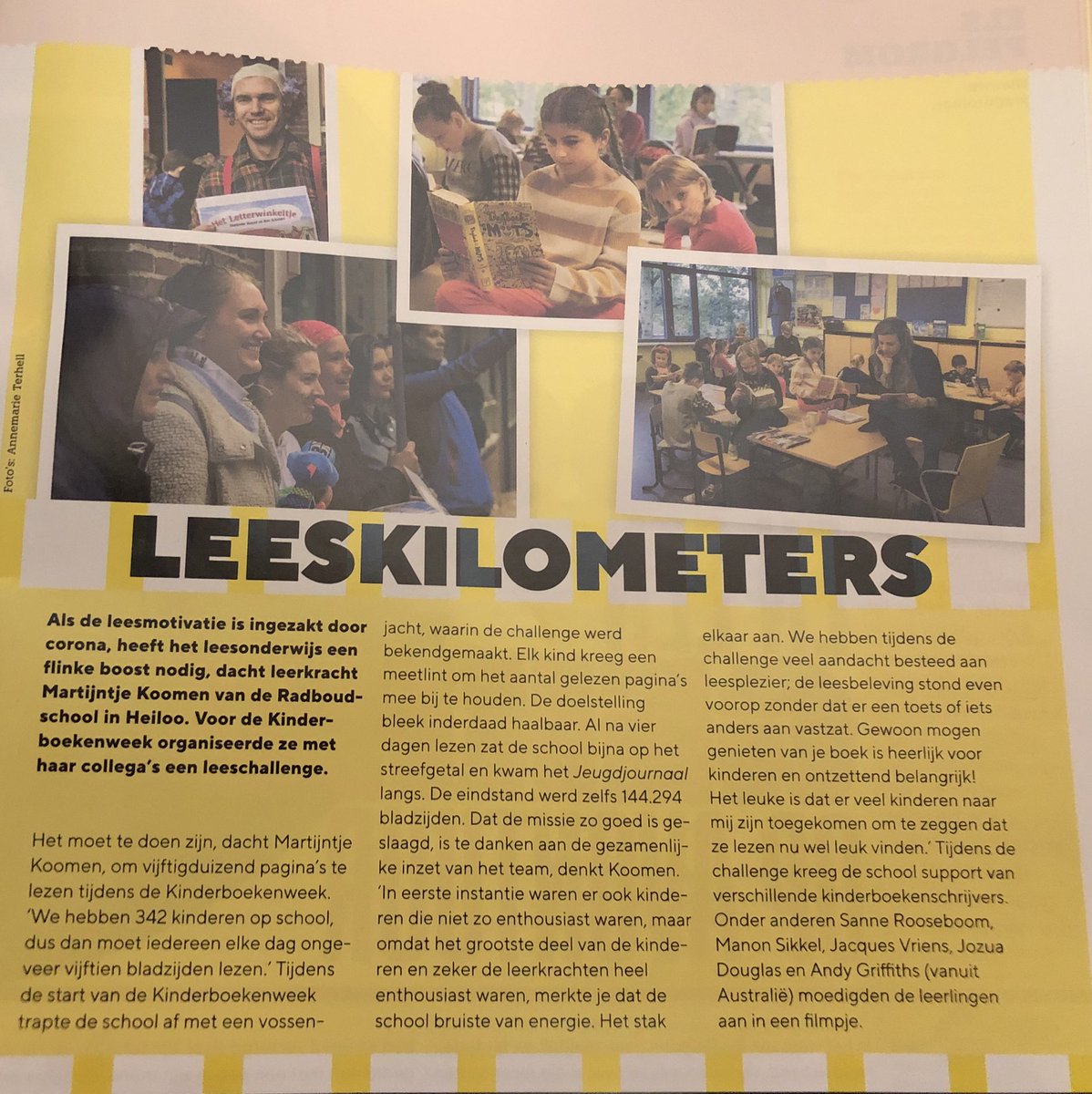leesleontine's tweet photo. In Lezen van @stichtinglezen staat een tof idee voor een leeschallenge met de hele school. 
50.000 pagina’s lezen met alle leerlingen van de school. Op deze school betekende dat iedere dag door iedere leerling 15 bladzijden.

#leesplezier #leesmotivatie #leeskilometers https://t.co/vEoMoIbPm4