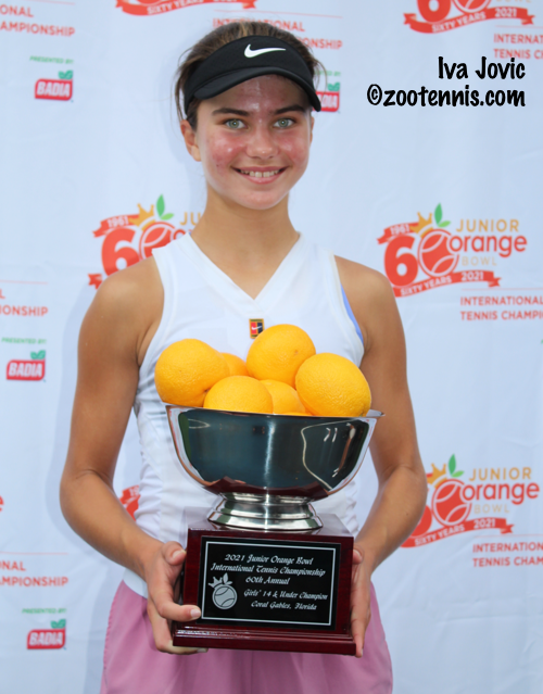 Jovic Defeats Lam for G14s Junior Orange Bowl Title; Arcila, Belibova Make History with B14s, G12s Championships in Coral Gables:
tenniskalamazoo.blogspot.com/2021/12/jovic-…
