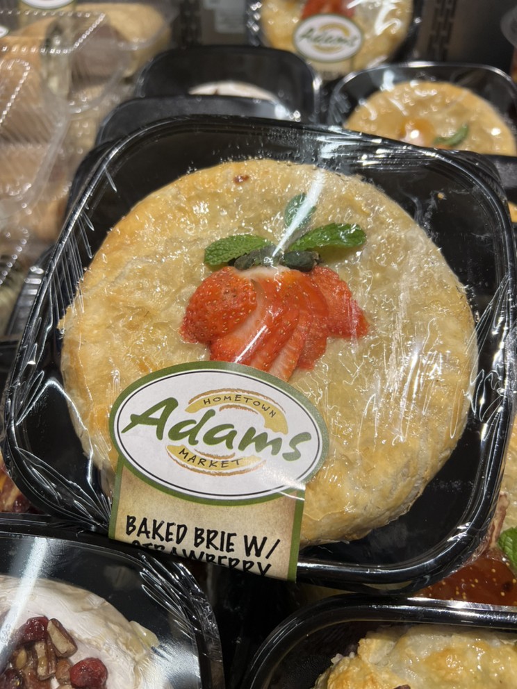 AdamsMarkets's tweet photo. Holy Charcutes!
Make it easy to get cheesy this weekend with our yummy charcuterie sets like this one in #MilfordCT. 🧀 
#BakedBrie #AntiPast #Charcute #HolidayApps https://t.co/BExjLEiRya