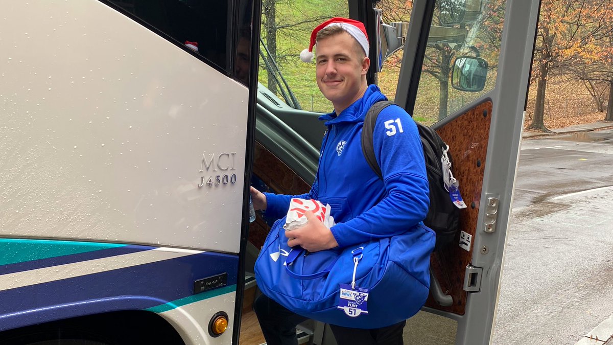 GeorgiaStateFB's tweet photo. Load ‘em up! Montgomery bound. 

#SoundTheHorn | @CamelliaBowl https://t.co/R0ss33ZQdx