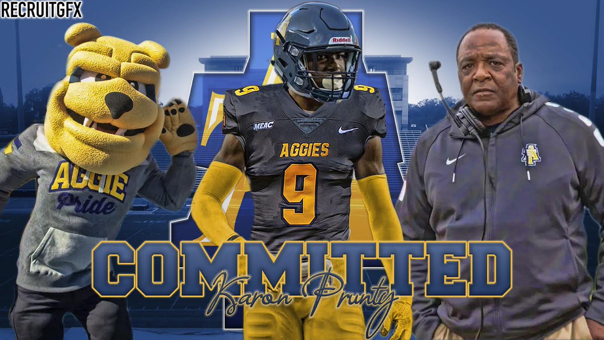 Recruit/Commitment Edits (@recruitgfx) on Twitter photo Karon Prunty, a 3βοΈ CB from Portsmouth, VA commits to North Carolina A&t for football.
βββββββββββββββ
Prunty, the former freshman All-American is ranked 64th nationally according to 247Sports Transfer Portal Rankings
βββββββββββββββ
<a href="/karonprunty9/">Kp</a> #Recruiting #HBCU Karon Prunty, a 3βοΈ CB from Portsmouth, VA commits to North Carolina A&t for football.
βββββββββββββββ
Prunty, the former freshman All-American is ranked 64th nationally according to 247Sports Transfer Portal Rankings
βββββββββββββββ
<a href="/karonprunty9/">Kp</a> #Recruiting #HBCU