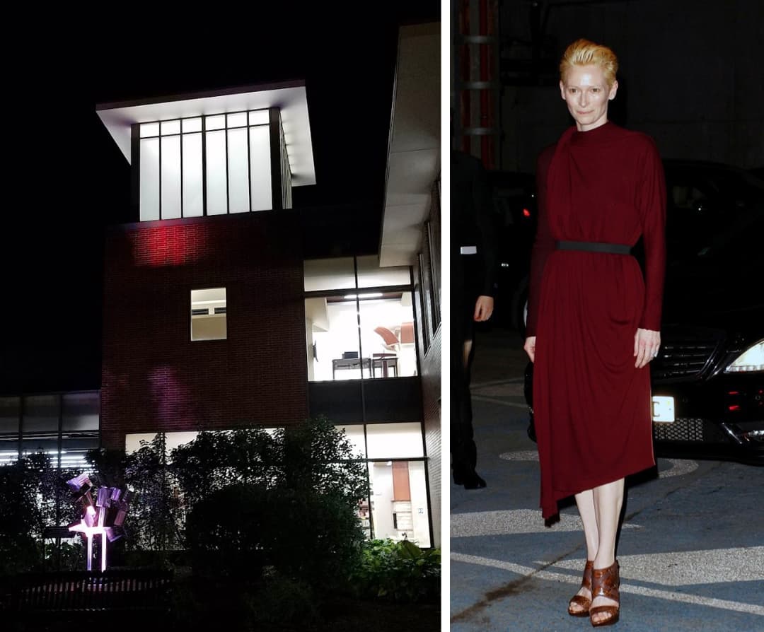 We may be late to the Tilda Swinton as Libraries party, but to make up for it we found couture for day and evening: Tilda Swinton as Fondulac District Library!

#FondulacLibrary 
#TildaSwintonAsLibraries