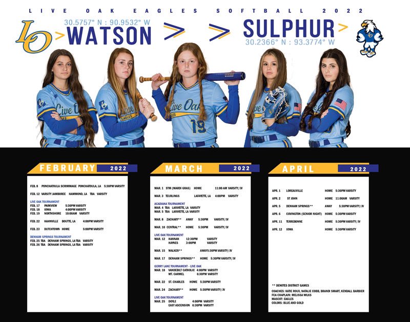 WHAT’S UP WATSON!!!!!
Start marking your calendars. Season is so close we can almost TASTE it…or maybe it’s all the pie we have been eating this holiday season.
Either way, we can’t wait to see our flock soon 🦅