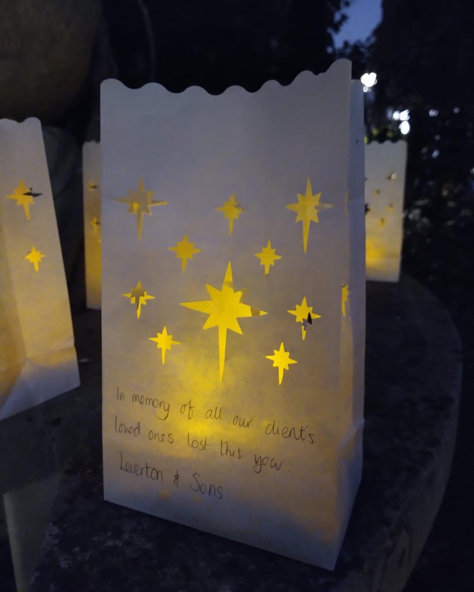 Tonight we took part in the <a href="/MarieCurieLDN/">Marie Curie London</a> Hampstead Light up the night by donating and having a lantern lit for all of our clients who lost loved ones this year. Shine bright in their memory 🌟