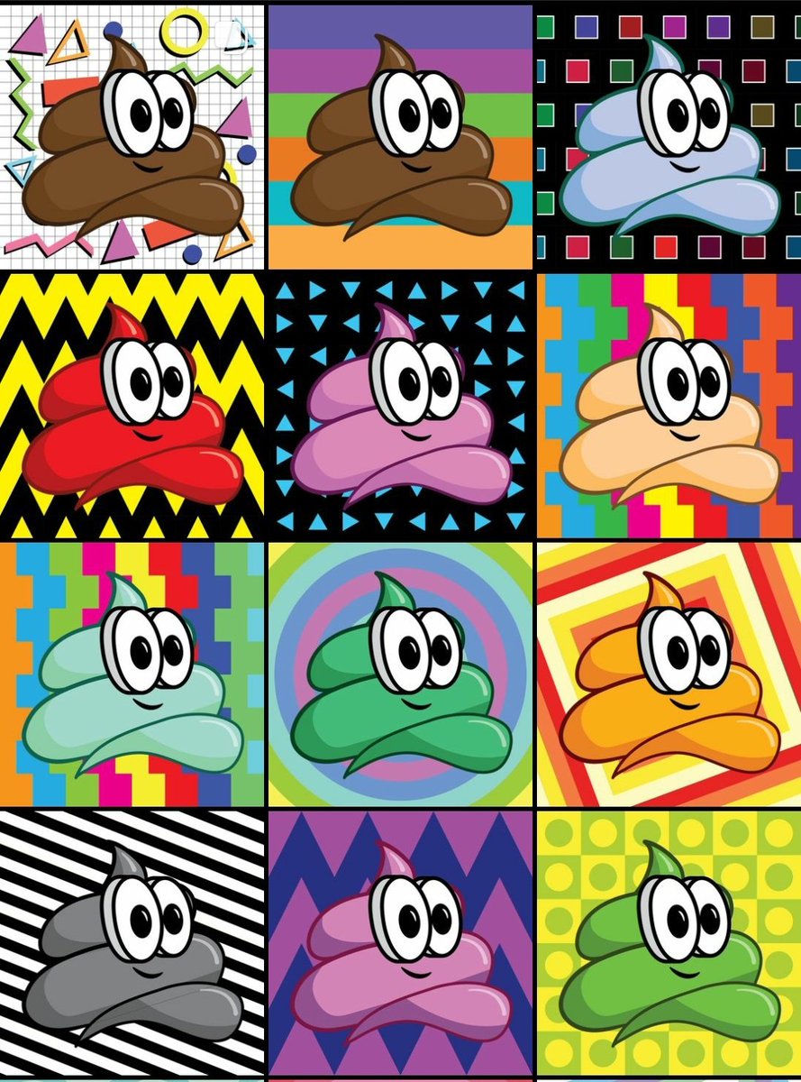 CrapOrArt's tweet photo. Hey, guys! Introducing new 💩💩 to this collection. Take a look at them and don't miss the chance to get one.
https://t.co/BIqonc4UNa

#NFT #NFTs #NFTdrop #cryptoart #nftcollector #NFTcollection #NFTcollectibles #ETH #Ethereum #Polygon #PolygonNFT #NFTCommunity #illustration https://t.co/wTKy8jkGF7