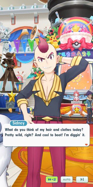 punkotd's tweet photo. Today’s punk of the day is Sidney from Pokemon! https://t.co/KIhVX2unn4
