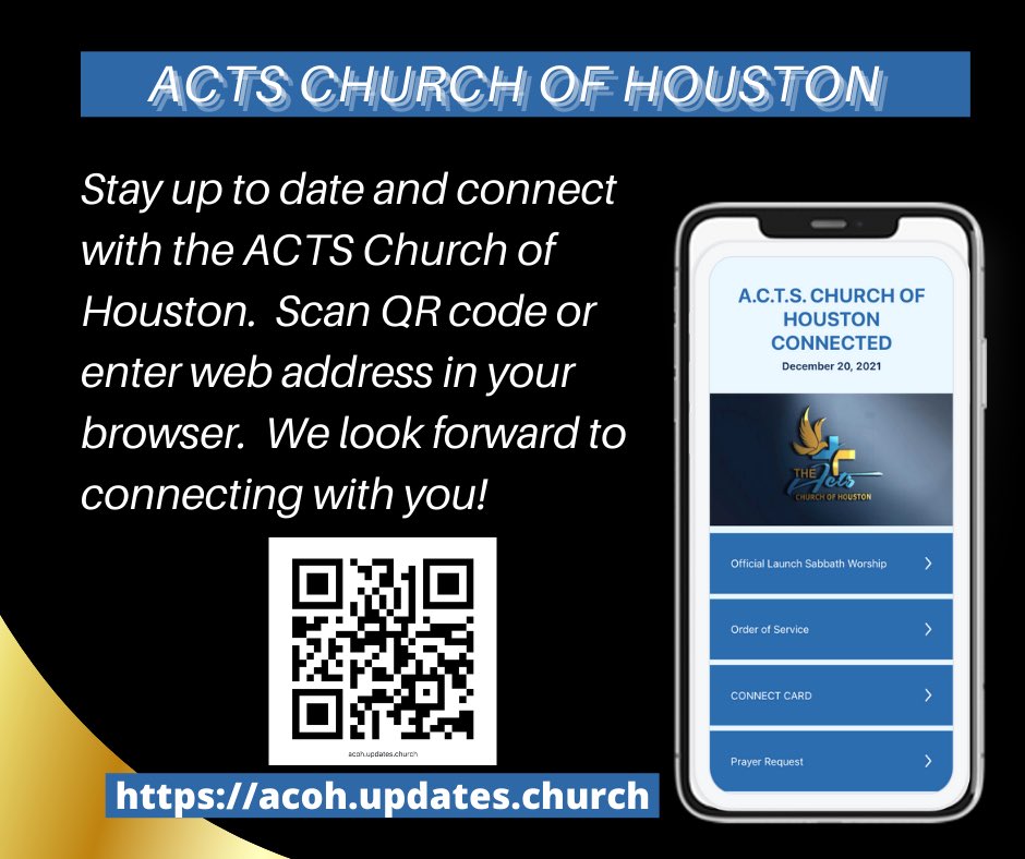 ActsHouston's tweet photo. Get Connected! #Connect #January #2022 #launch #htx #Houston #Texas #StayConnected  #updates https://t.co/2MBhGJ8kpk