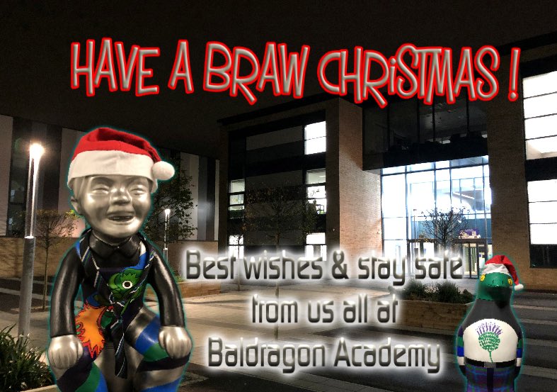 Quick reminder that we finish at 12 noon tomorrow. Happy holidays to everyone in <a href="/BaldragonAcad/">Baldragon Academy</a> community and afar! Hope you get to spend time with those you love. Totally admit to pinching this fab photo from <a href="/Baldragon_HT/">Baldragon Academy Headteacher</a> from last year. Thought it deserved another outing :)