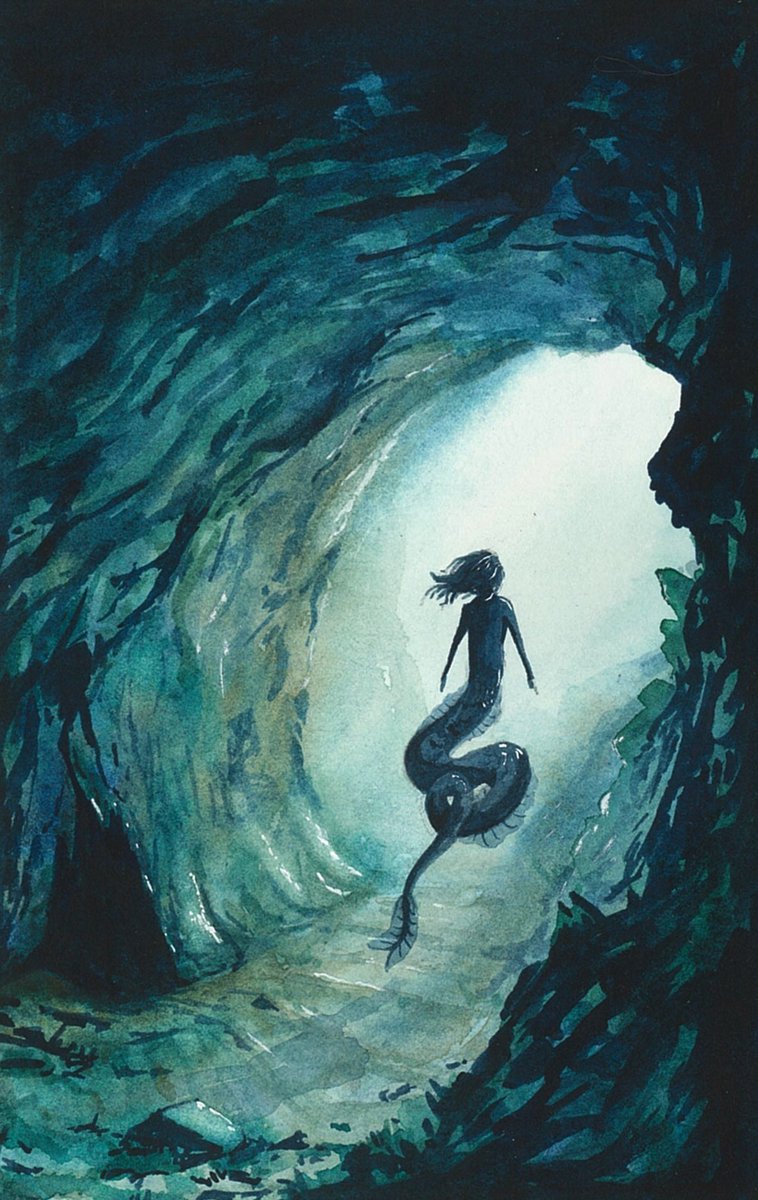 cassie_ohpeia's tweet photo. my lunchtime watercolors have been highkey sea-yearning vibes this last two weeks https://t.co/lOKeKMc3F0