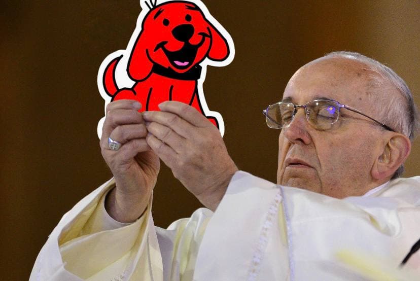 Ace_Dawg_17's tweet photo. Even the Pope hold Baby Clifford Inu!!

LFG #BBCLIFFS

@BabyCliffordInu https://t.co/ZnbJtwUgBP