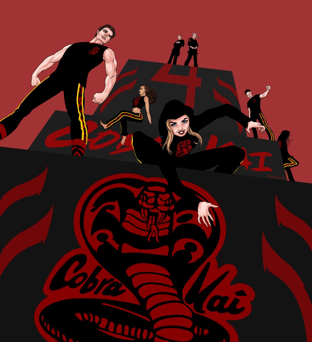 Slideshow cobra kai rule 34.