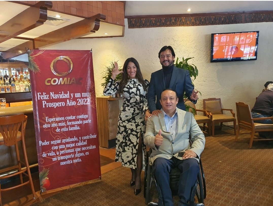 gallardolpzalex's tweet photo. Agradezco la invitación de mis amigos Heriberto Roman y Elena Orasma de @comiacoficial a su desayuno de fin de año. Les reconozco enorme labor en #inclusión y #accesibilidad en apoyo a las #PCD Un gusto participar desde #Morelos #DDHH #discapacidad https://t.co/JGgmFyQS1u