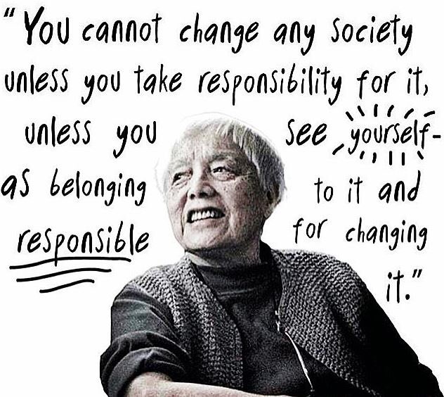 TracieDHall1's tweet photo. I’ve been reflecting on how fitting this quote by Grace Lee Boggs is on a solstice day. To complain about what isn’t happening is not the work. To note the inadequacy of others’ efforts is not the work. The revolutionary act, as Boggs said, is to create change by *being* change. https://t.co/1icZUPBwJK