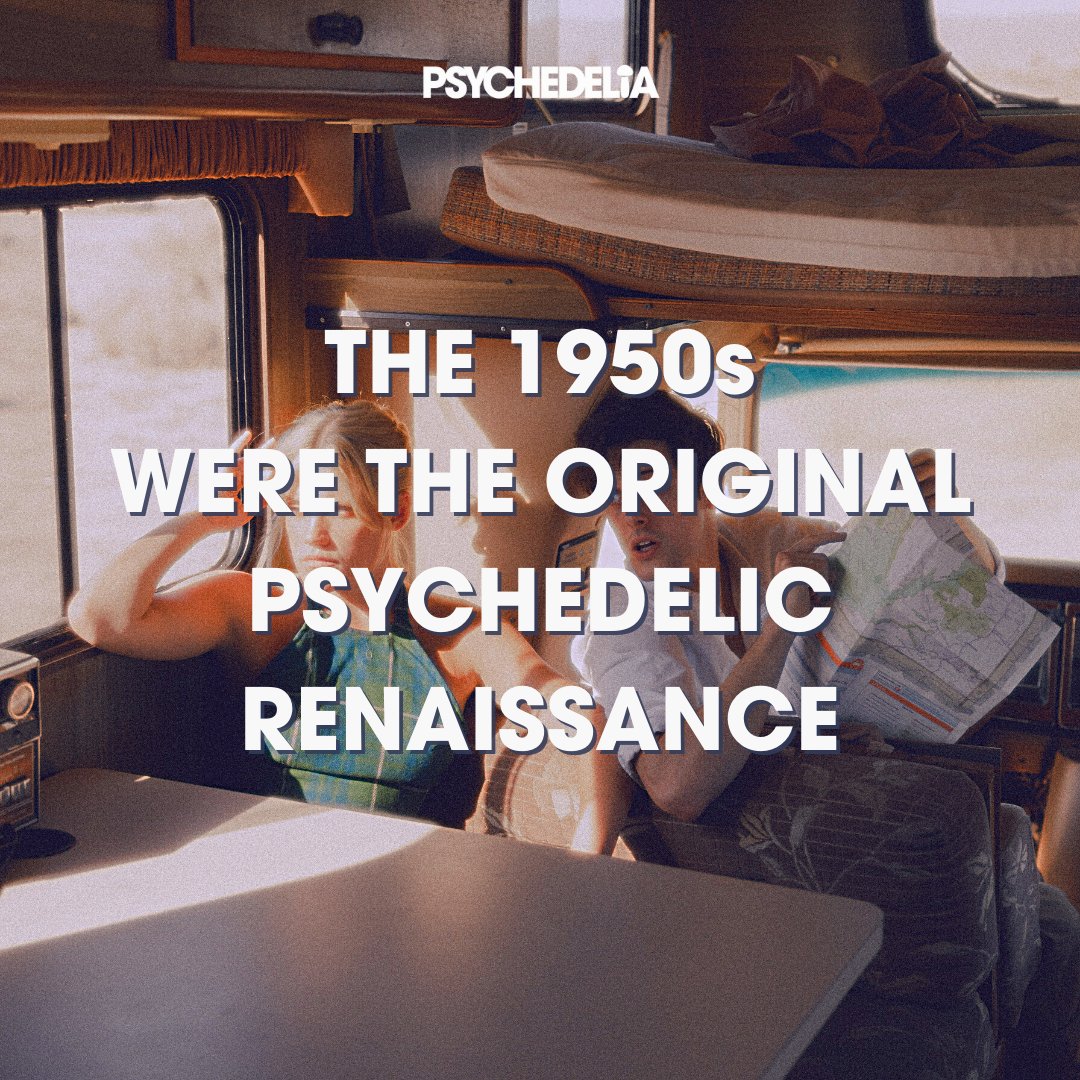 Learn more about the 1950s and the Psychedelic Renaissance in the latest issue of Psychedelia.

Don't miss out.
Subscribe to Psychedelia magazine now!
psychedelia.live

#psychedelics #psychedelicrenaissance #mushrooms