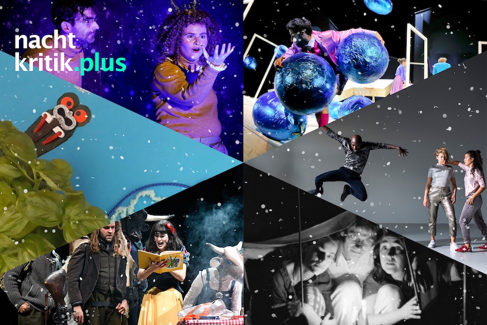 Ab morgen Mittag: Theater für die ganze #Familie, vom Sofa aus – im „Weihnachts- und Feiertags-Special Junges Theater" auf nachtkritik.plus. Sechs Inszenierungen im Stream, für alle ab 4/6/8 Jahren. nachtkritik.plus/de_DE/films/we… Thread (1/8)