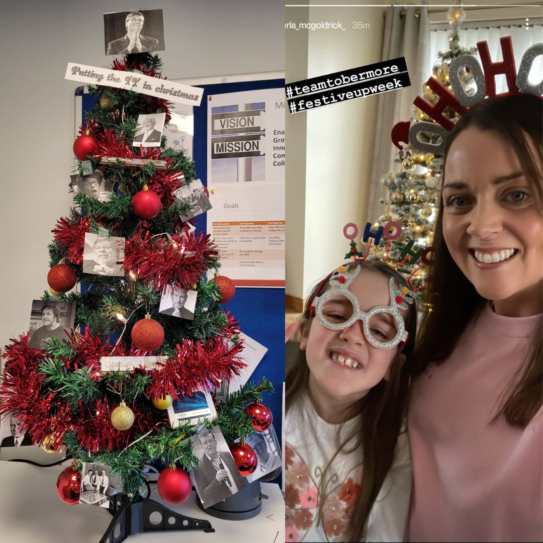 Tobermore's tweet photo. It's Day 2 of #FestiveUpWeek at Tobermore and today our staff are showcasing their Christmas accessories 👒🎅

Check back in tomorrow for Day 3! 

#FestiveUpWeek #Christmas2021 #TeamTobermore https://t.co/HneJrTjs76