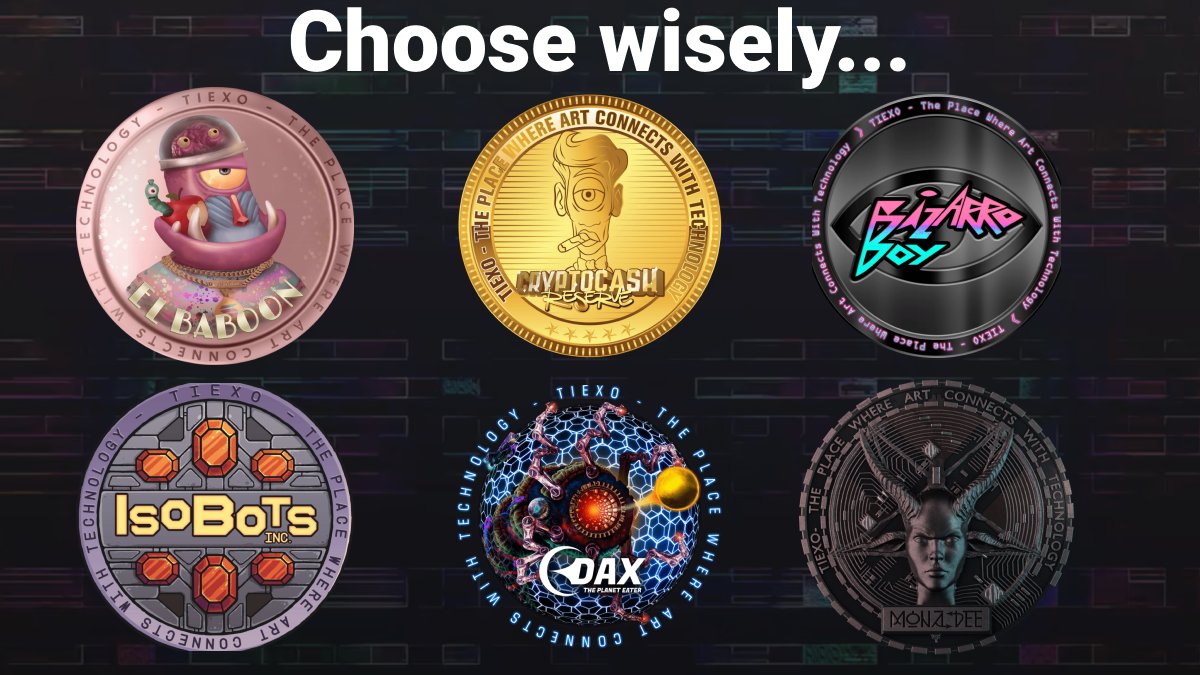 tiexohq's tweet photo. Predict The Future Contest🚀

➡️Guess the next Flagship Collection
➡️Tag 3x friends!

🥷El Baboon
🥷Cryptocash
🥷Bizarro Boy
🥷IsoBots Inc.
🥷Idax
🥷Mona-Dee

RT if you're feeling friendly :) contest ends Wednesday #NFTCommunity #NFTs #Solana https://t.co/8TTDkzzmwQ