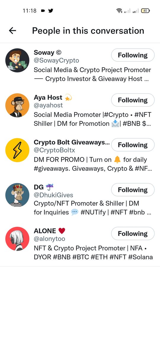 seriegoluck's tweet photo. @DhukiGives @CryptoBoltx @alonytoo @SowayCrypto @ayahost Done🙏 https://t.co/ULvryIAuZs