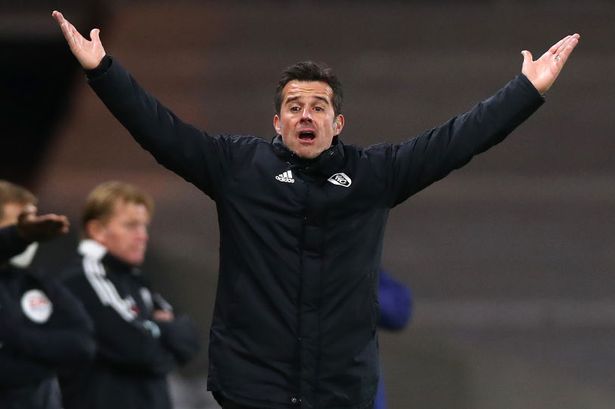 The_Bladesman's tweet photo. 🎙 Marco Silva

"They had a lucky moment to score the goal and wasted some time, which the referee allowed them to do. It's up to the referee to not allow that situation. Congratulations to them but it wasn't a match for people at home to enjoy."

#twitterblades #sufc https://t.co/cUZcHQ3SMz