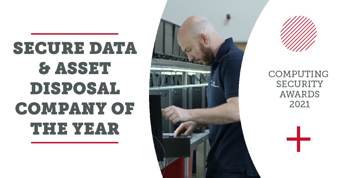 We’re ending the year on a high note, as our Runcorn team were named Secure Data &amp; Asset Disposal Company of the Year at the Computing Security Awards 🏆 We’re delighted to have picked up this award for the second successive year, great effort from all those involved!