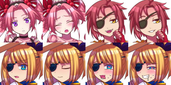 「俺は女の尻を追いかけるのが大好きなんだ」テキストのところに表示する用の顔のアイコン作成してました。ゲームっぽくてテンション上がりますね!!立ち絵が早く表示されるようにしたい#スーパーゲ制デー #RPGツクールMZ 