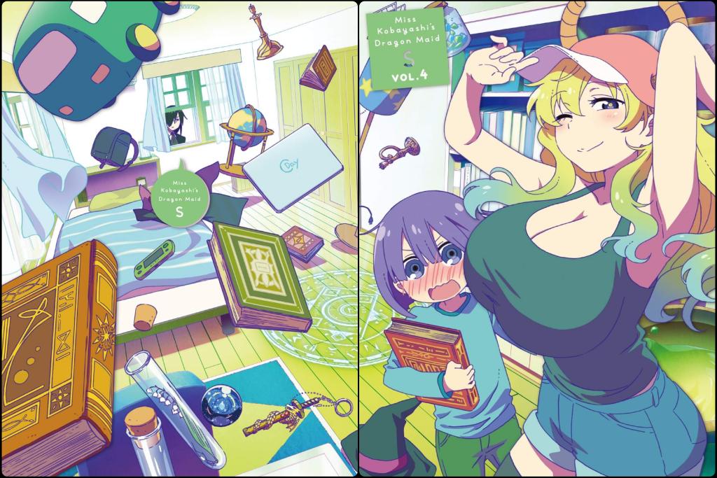 INFO| Uma semana após seu lançamento, o quarto pacote Blu-ray/DVD do anime "Kobayashi-san Chi no Maid Dragon S" acumulou 3.178 cópias vendidas.