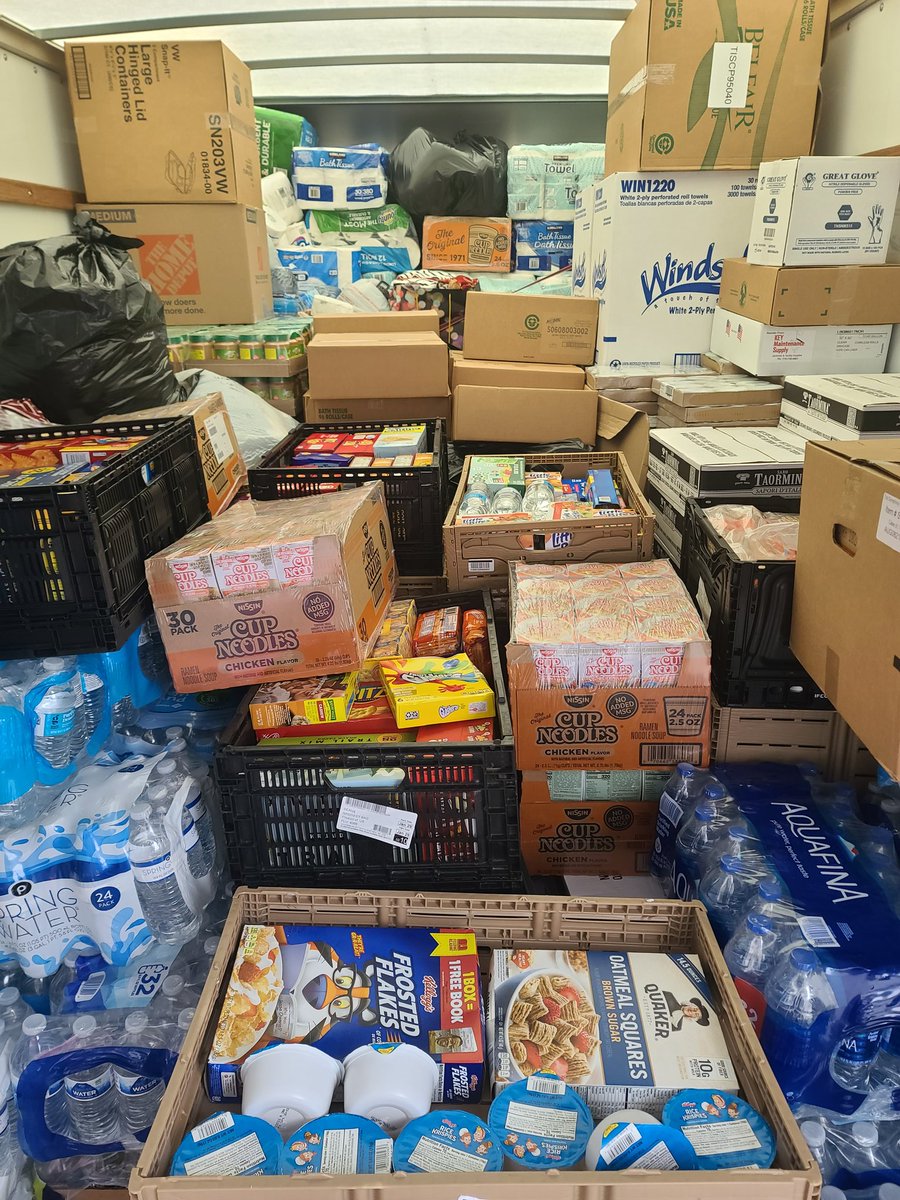 WadeWalkerYMCA's tweet photo. Thank you for donating to fill our truck headed to Mayfield KY. Touched by the outpouring support from our members, staff &amp; community across Metro Atlanta. Thanks to volunteers for sorting and packing truck. Grateful to all our generous donors including @arketi and @PenskeMoving. https://t.co/SQ2yJRPcwB