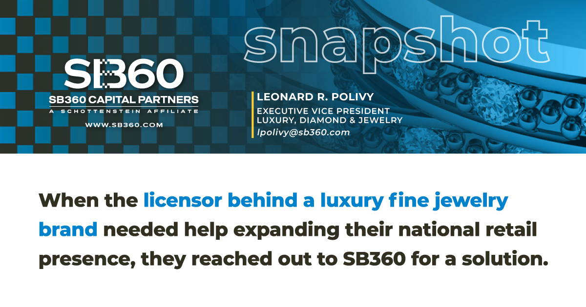 SB360Capital's tweet photo. THE BUSINESS ADVISORY SOLUTION: SB360 developed a concept wherein the Company “purchased” their positioning in retail doors by buying out the product of an unrelated brand.  SB360 stepped in to buy the displaced product and limit the Company’s exposure. https://t.co/jvPxajYHxO