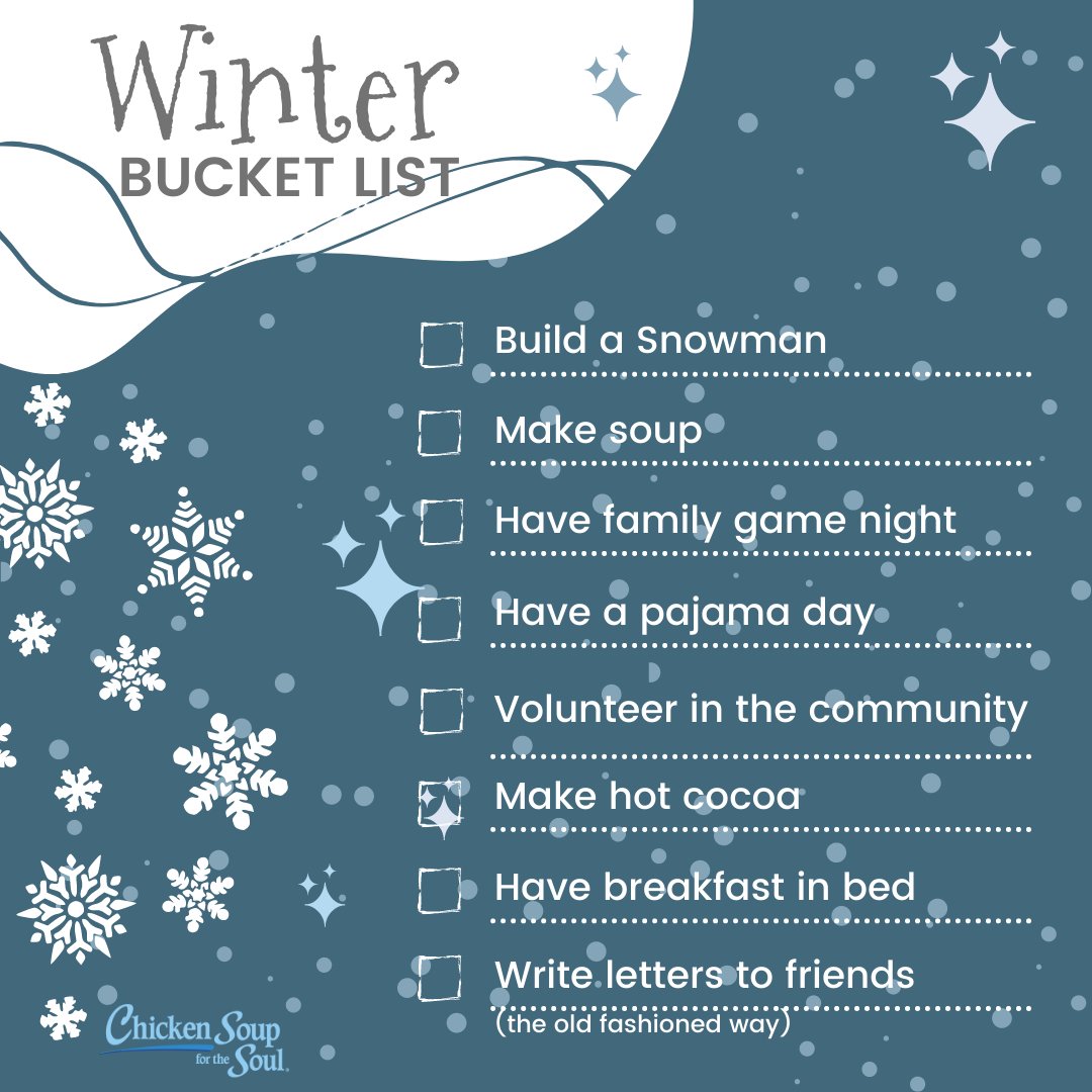 What will you add? #WinterBucketList