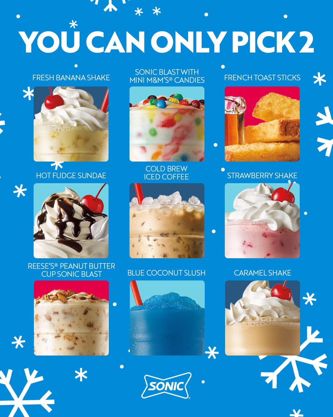 Sonic Ice Cream Menu 2023 Prices