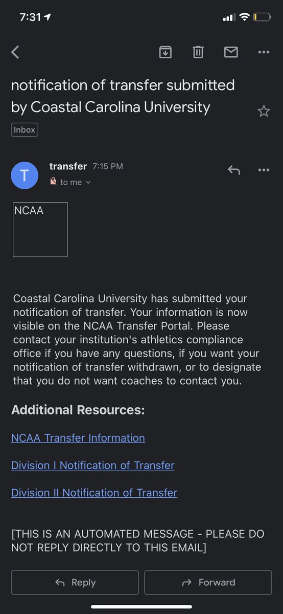 Coach_IStephens's tweet photo. I’d first like to thank my brothers I made on the team as I’m going to miss all of y’all. I would also like to thank the coaches for giving me a chance to play at coastal. With that being said I’m excited to say I’m entering the transfer portal! https://t.co/Rwakh6YxQ2
