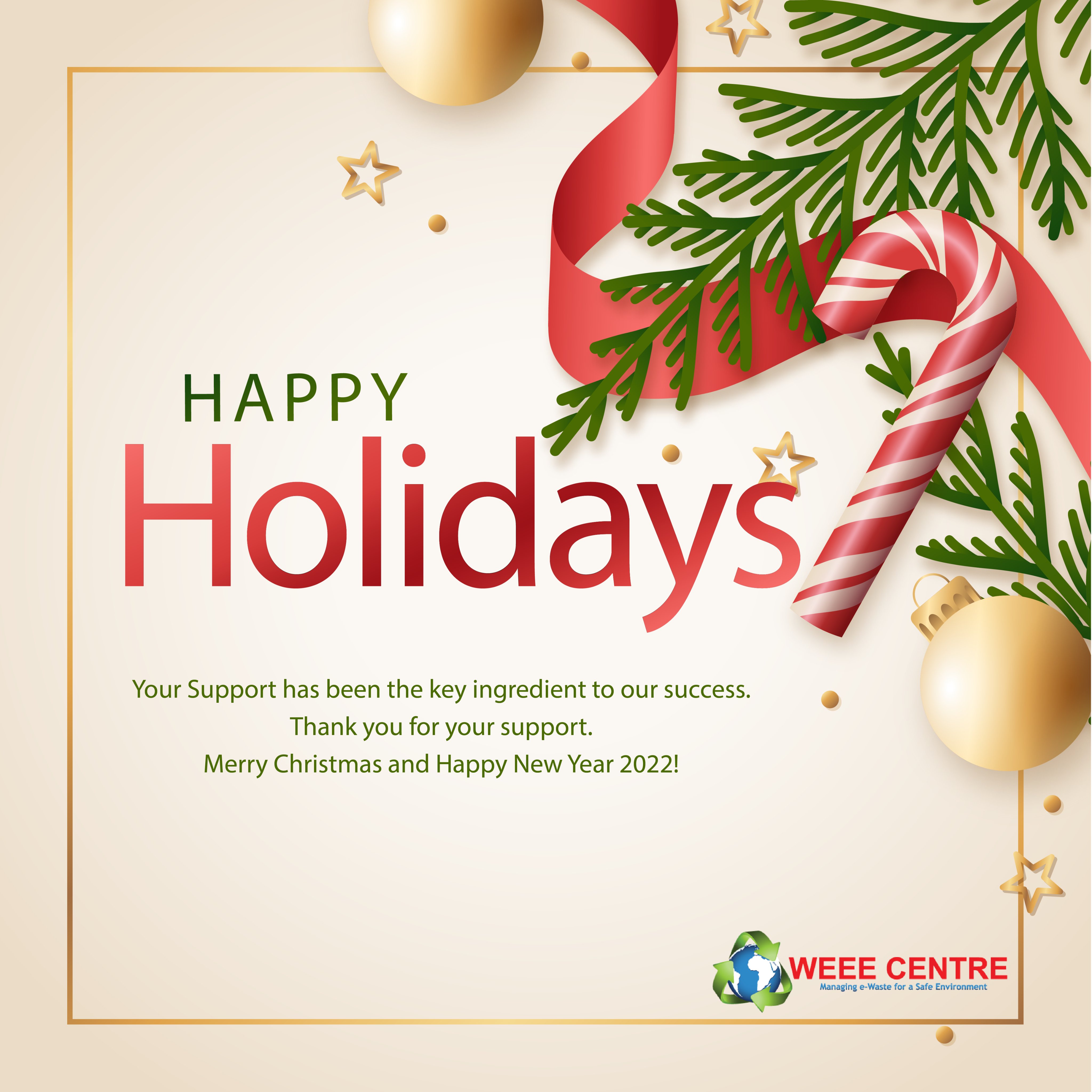 The Weee Centre On Twitter: "Wishing You & Your Family A Merry Christmas &Happy New Year 2022. Make This Festive Season An #Ewaste Free By Disposing Of E-Waste At Any Of Our
