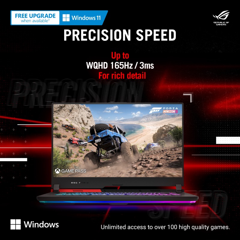 ASUS_ROG_IN's tweet photo. Go all-in on AMD with the latest AMD Ryzen™ 9 5900HX CPU and AMD Radeon™ RX 6800M GPU along with AMD Smart Shift Technology to amp up your entire gaming experience with the slick and sporty ROG Strix G15 Advantage Edition.

#ROG #ROGIndia #StrixG15 #Gaminglaptop