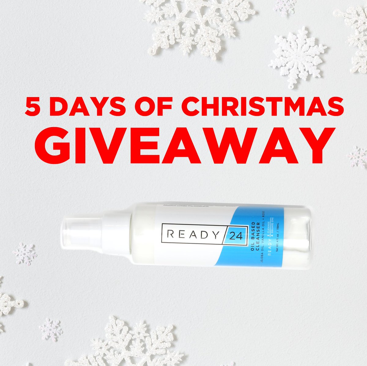 🌟 5 Days of Giveaways: Day 2 🌟

Retweet and follow for a chance to win Oil Based Cleanser!