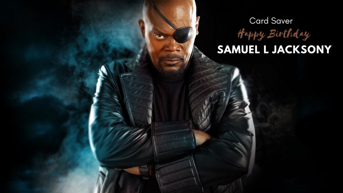 cardsaver7's tweet photo. Happy Birthday to you the legendary actor Mr Samuel L. Jackson 
@SamuelLJackson @cardsaver7 

#SamuelLJackson #Hollywood #Marvel  #SpiderManNoWayHome #SpiderMan  #cardsaver  #Follow #India #USA https://t.co/emhZEAdOsX