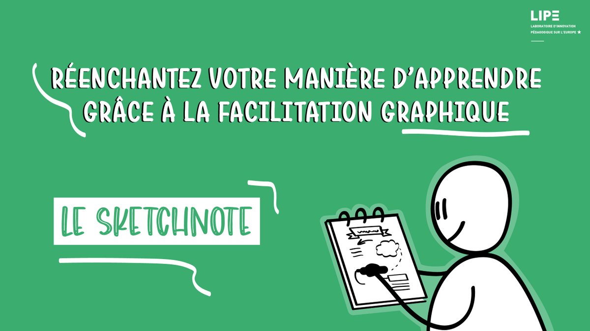 LipeEurope's tweet photo. ❓ Qu'est-ce que le #sketchnote ? Quand l'utiliser ? Quels sont les avantages de cette prise de notes visuelles ?
👉 Apprenez à sketchnoter à vos étudiants et vos élèves : https://t.co/mocabkHFZz
➡ Découvrez nos autres vidéos de méthodologie : https://t.co/kio8rxLCDN https://t.co/P2ep97xoAE