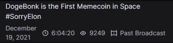 Almost 10,000 people now know that DogeBonk beat Elon Musk and Dogecoin to become the first memecoin in space. #SorryElon