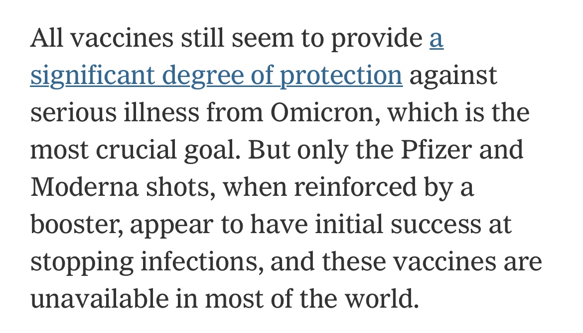 sarahlazare's tweet photo. This makes it urgent that Pfizer and Moderna be compelled to share their vaccine recipes and know-how right now. These are the only vaccines that can help stop Omicron infections, and there are at least 120 manufacturers in Asia, Africa, and Latin America that could make them. https://t.co/Rd7No0LN0c