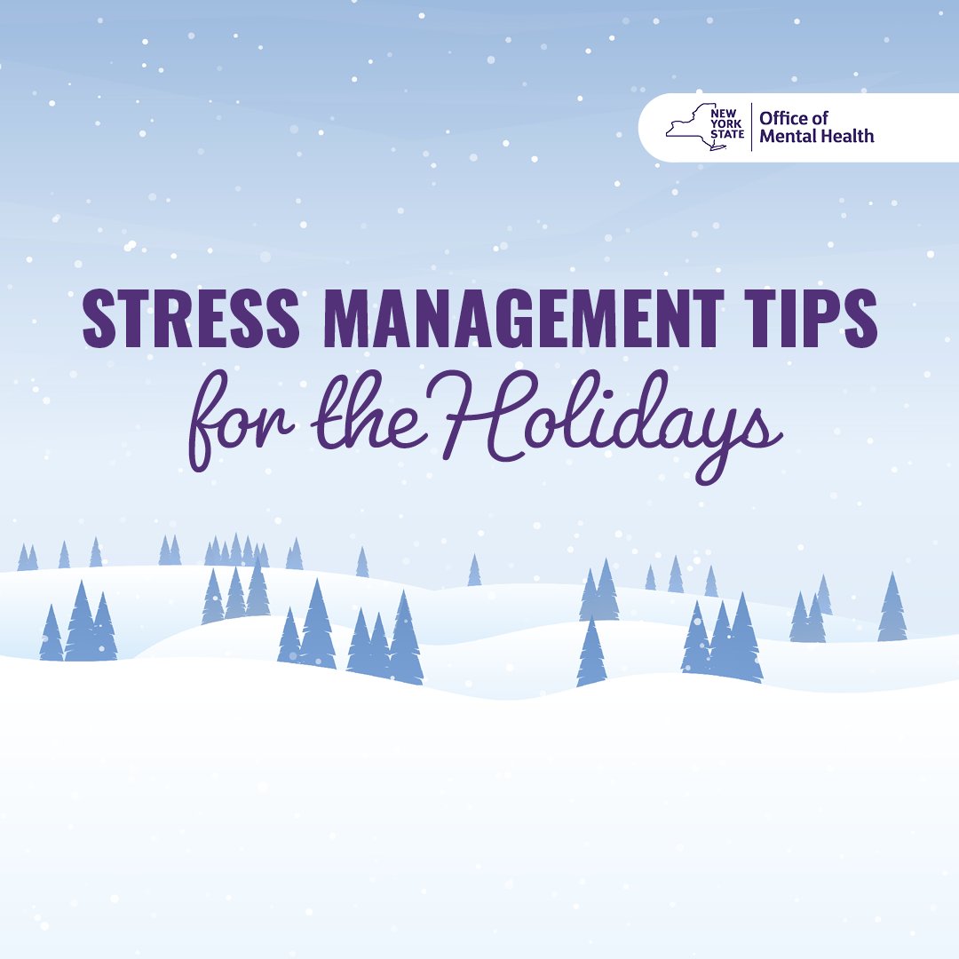 NYSomh's tweet photo. ICYMI--- We have stress management tips for the holiday season!

Download the infographic here ➡️https://t.co/SkY1CP41JJ https://t.co/sNPzaedh2y