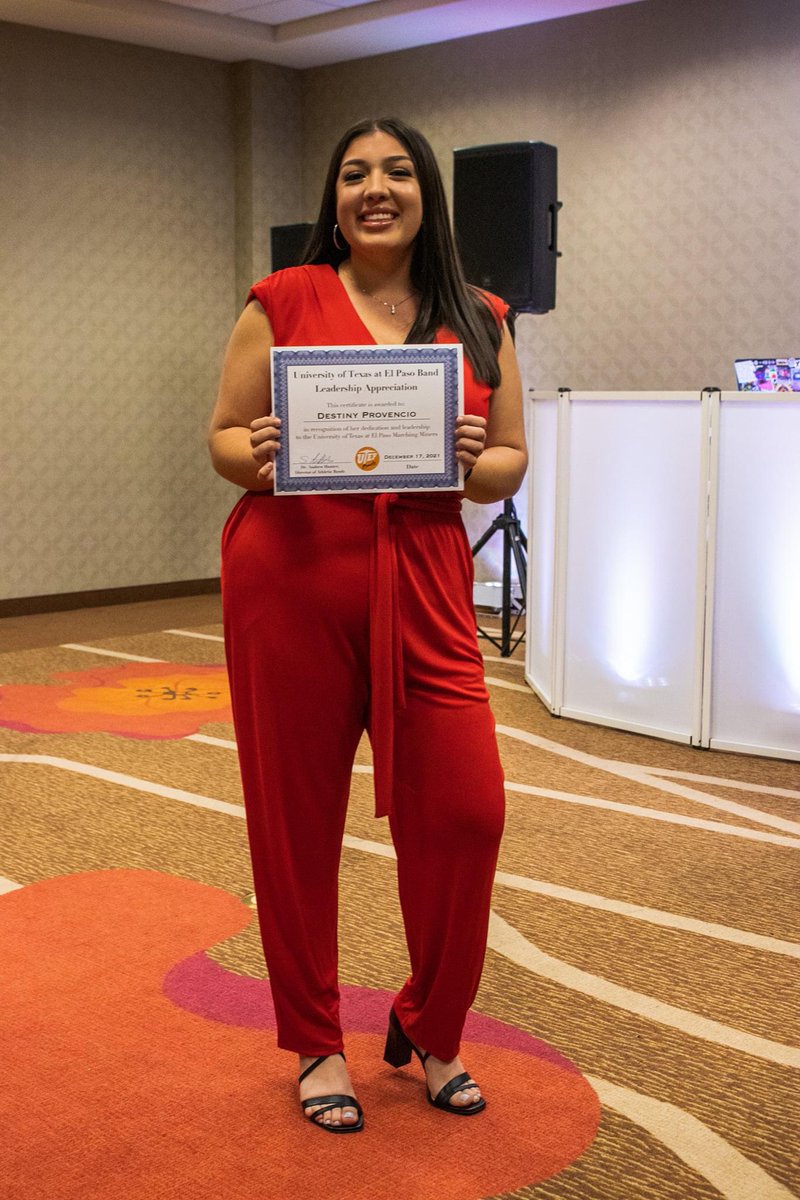 UTEPDiamonds's tweet photo. Special recognition during our Band Prom for our Co-Captains - Destiny Provencio and Anthony Bray for their outstanding work leading this years team! 

A huge congratulations to our Rookie of the Year - Margo Amezcua and our Veteran of the Year - Paulina Villa!

📸: @Lyssaa_94 https://t.co/6DjGijMULJ