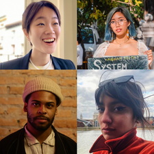 JeremyGilley's tweet photo. Kicking off our first panel discussion of the day is Susan Nakyung Lee, Mitzi Jonelle Tan, Marcelo Rocha, and moderator Saffiyah Kahn. They will be discussing #ClimateAction and what you can do to make a difference! Keep watching #SpaceTransformers for more panels. https://t.co/qi95rGU3fv