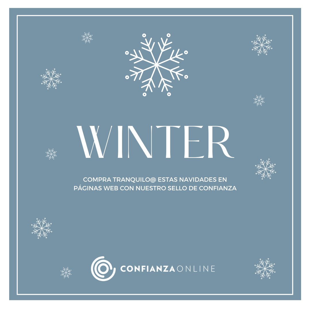 confianzaonline's tweet photo. Hoy empieza el invierno, tenemos por delante los meses más fríos del año y durará 88 días, 23 horas y 34 minutos ❄️⛄️🎄🌦️
#ConfianzaOnline #winter #comprastransparentes #SellodeConfianza #comprasonline https://t.co/SDb87Nc4y8