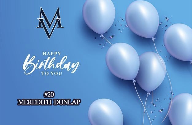 MountVernonWBB's tweet photo. Happy Birthday Meredith Dunlap we are grateful you were born. Enjoy your day 💙 https://t.co/ks4z8YN7rw