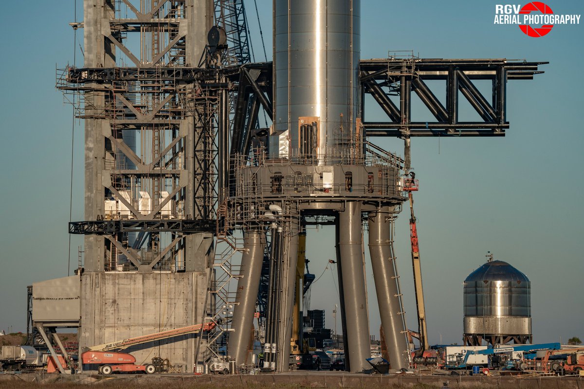 Booster 4 on the Orbital Launch Mount