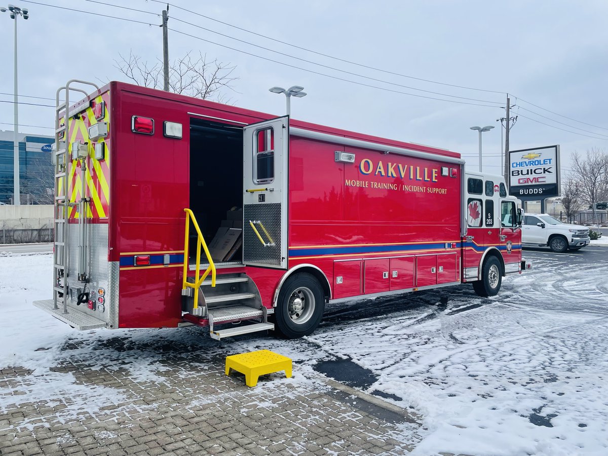 Buddschev's tweet photo. A big warm THANK YOU to everyone in the community and throughout the Budds’ Group who donated towards the Oakville Firefighters Toy Drive! The Oakville Firefighters were here early Monday to pick up the huge collection of gifts to get them delivered and spread some joy! #Oakville https://t.co/jCaB1JkpEA